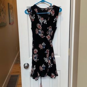 Wrap floral dress
